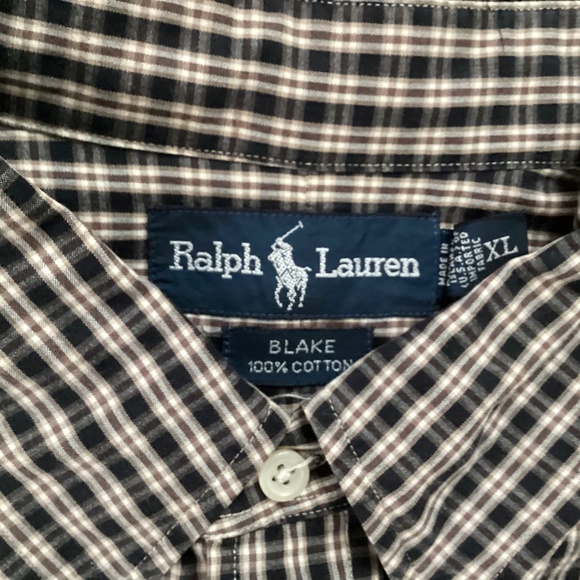 Polo Ralph Lauren Men’s Blake Button-Down 100% Cotton Shirt Blue Sz. XL - Picture 4 of 5